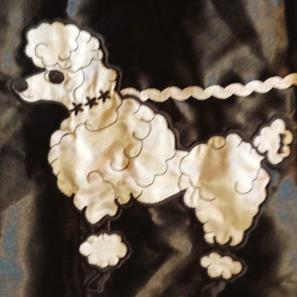 3 BIG NOTES Black Costume Poodle Skirt Size Large - Picture 4 of 4